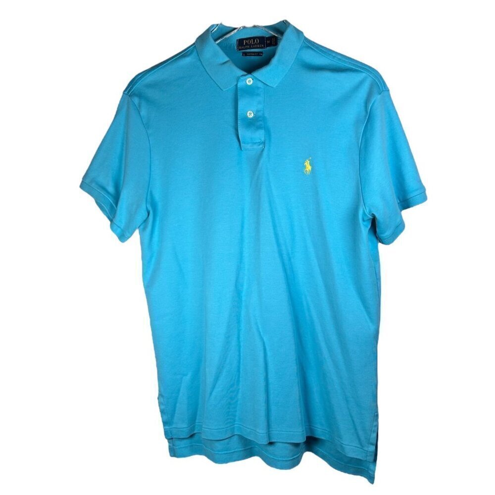 Polo Ralph Lauren Medium Blue Golf Office Work Brunch